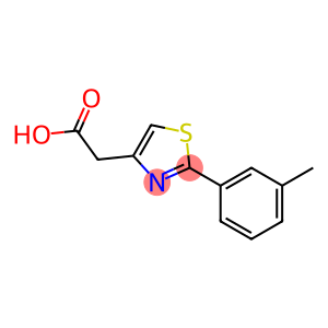 2-[2-(3-methylphenyl)thiazol-4-yl]acetic acid