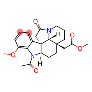 Aspidospermidin-21-oic acid, 1-acetyl-17-methoxy-10-oxo-, methyl ester