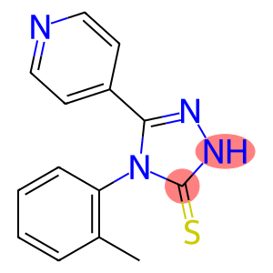4-(2-methylphenyl)-3-pyridin-4-yl-1H-1,2,4-triazole-5-thione