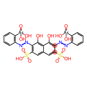 7-Naphthalenedisulfonicacid,3,6-bis[(2-arsonophenyl)azo]-4,5-dihydroxy-2