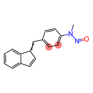 Benzenamine, 4-(1H-inden-1-ylidenemethyl)-N-methyl-N-nitroso-