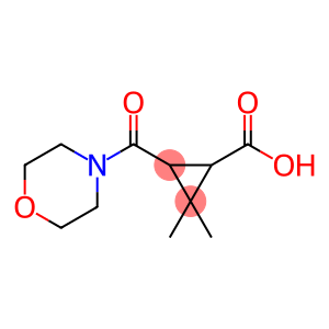 2,2-dimethyl-3-(morpholin-4-ylcarbonyl)cyclopropanecarboxylic acid