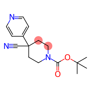 1-Piperidinecarboxylic acid, 4-cyano-4-(4-pyridinyl)-, 1,1-dimethylethyl ester