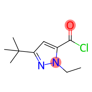 1H-Pyrazole-5-carbonyl chloride, 3-(1,1-dimethylethyl)-1-ethyl- (9CI)
