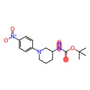 Carbamic acid, N-[1-(4-nitrophenyl)-3-piperidinyl]-, 1,1-dimethylethyl ester