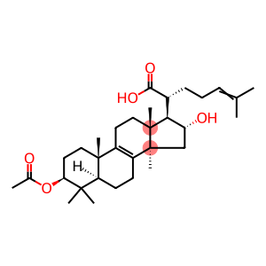 Lanosta-8,24-dien-21-oic acid, 3-(acetyloxy)-16-hydroxy-, (3β,16α)-