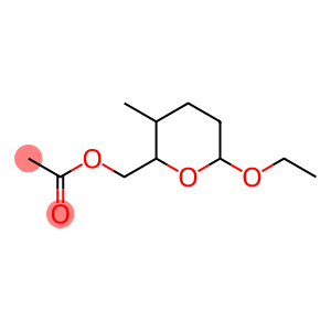(6-ethoxy-3-methyloxan-2-yl)methyl acetate