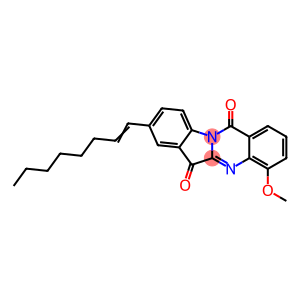 Indolo[2,1-b]quinazoline-6,12-dione, 4-methoxy-8-(1-octen-1-yl)-