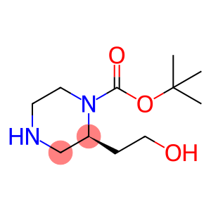 1-Piperazinecarboxylic acid, 2-(2-hydroxyethyl)-, 1,1-dimethylethyl ester, (2S)-