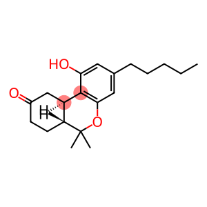 9H-Dibenzo[b,d]pyran-9-one, 6,6a,7,8,10,10a-hexahydro-1-hydroxy-6,6-dimethyl-3-pentyl-, (6aR,10aR)-rel-