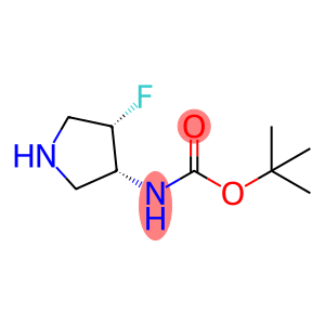 rel-tert-butyl ((3R,4S)-4-fluoropyrrolidin-3-yl)carbamate