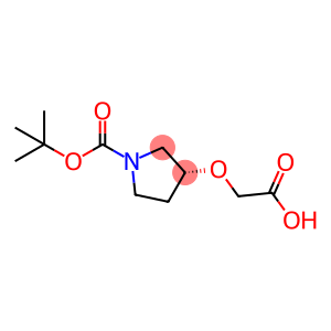 (R)-3-(Carboxymethoxy)-1-pyrrolidinecarboxylic acid 1-(1,1-dimethylethyl)ester