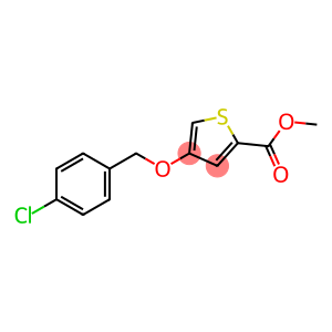 2-Thiophenecarboxylic acid, 4-[(4-chlorophenyl)methoxy]-, methyl ester