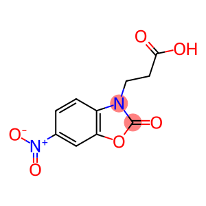 3(2H)-Benzoxazolepropanoic acid, 6-nitro-2-oxo-