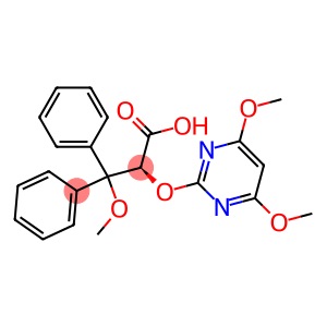 (S)-2-((4,6-dimethoxypyrimidin-2-yl)oxy)-3-methoxy-3,3-diphenylpropanoic acid