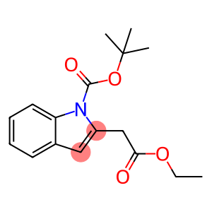 1H-Indole-2-acetic acid, 1-[(1,1-dimethylethoxy)carbonyl]-, ethyl ester