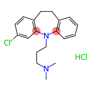 3-chloro-5-[3-(dimethylamino)propyl]-10,11-dihydro-5h-dibenz[b,f]azepine monohydrochloride