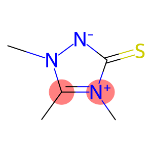 1H-1,2,4-Triazolium, 4,5-dihydro-2,3,4-trimethyl-5-thioxo-, inner salt