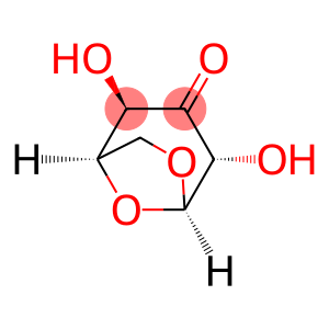 D-arabino-Hexopyranos-3-ulose, 1,6-anhydro-, beta- (8CI)
