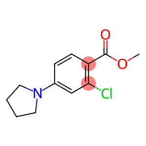 2-氯-4-(1-吡咯烷基)苯甲酸甲酯