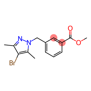 3-[(4-溴-3,5-二甲基-1H-吡唑-1-基)甲基]苯甲酸甲酯