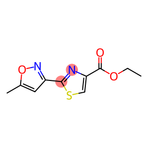 ETHYL 2-(5-METHYLISOXAZOL-3-YL)-1,3-THIAZOLE-4-CARBOXYLATE, 97