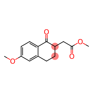 2-Naphthaleneacetic acid, 1,2,3,4-tetrahydro-6-methoxy-1-oxo-, methyl ester
