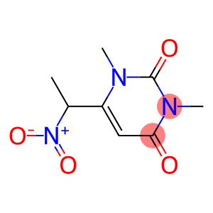 2,4(1H,3H)-Pyrimidinedione, 1,3-dimethyl-6-(1-nitroethyl)- (9CI)