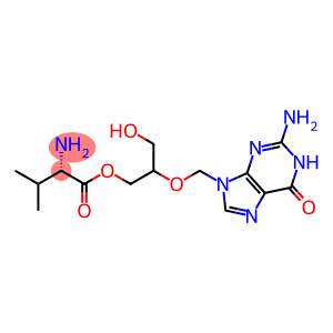 5-Amino-3-[1-(hydroxymethyl)-2-(L-valyloxy)ethoxymethyl]-6,7- dihydro-3H-imidazo[4,5-d]pyrimidin-7-one