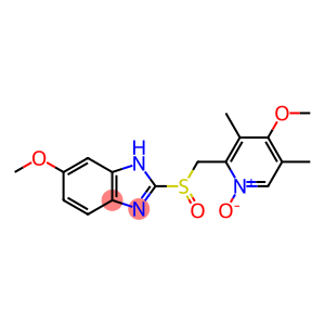 4-methoxy-2-[[(RS)-(5-methoxy-1H-benzimidazol-2-yl)sulfinyl]methyl]-3,5-dimethylpyridine 1-oxide