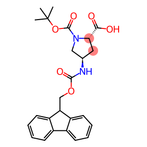 FMOC-(2S,4R)-4-AMINO-1-BOC-PYRROLIDINE-2-CARBOXYLIC ACID
