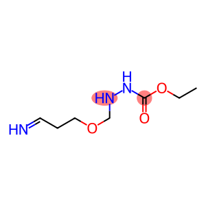 Hydrazinecarboxylic  acid,  2-(iminopropoxymethyl)-,  ethyl  ester