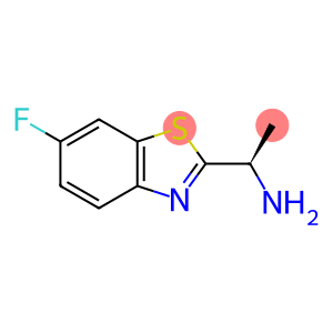 2-Benzothiazolemethanamine,6-fluoro-alpha-methyl-,(alphaR)-(9CI)