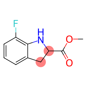 1H-Indole-2-carboxylic acid, 7-fluoro-2,3-dihydro-, methyl ester