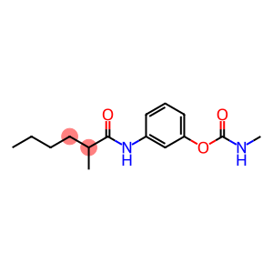 N-Methylcarbamic acid 3-[(2-methylhexanoyl)amino]phenyl ester