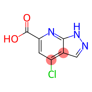 4-chloro-1H-pyrazolo[3,4-b]pyridine-6-carboxylic acid