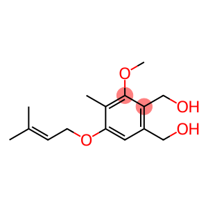 3-Methoxy-4-methyl-5-[(3-methyl-2-butenyl)oxy]-1,2-benzenedimethanol