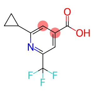 2-cyclopropyl-6-(trifluoromethyl)pyridine-4-carboxylic acid