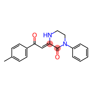 (3Z)-3-[2-(4-methylphenyl)-2-oxo-ethylidene]-1-phenyl-piperazin-2-one