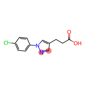1H-Pyrazole-4-propanoic acid, 1-(4-chlorophenyl)-