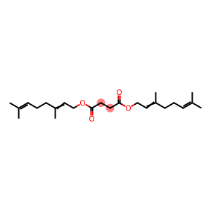 Butandisure, bis(3,7-dimethyl-2,6-octadienyl)ester