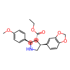 Ethyl (2R,3R,4S)-2-(4-Methoxyphenyl)-4-[3,4-(Methylenedioxy)phenyl]pyrrolidine-3-carboxylate