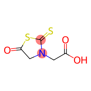 2-(5-oxo-2-thioxothiazolidin-3-yl)acetic acid