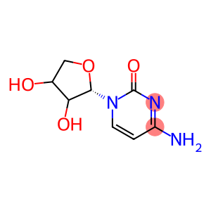 2(1H)-Pyrimidinone, 4-amino-1-(tetrahydro-3,4-dihydroxy-2-furanyl)-, [2S-(2alpha,3b