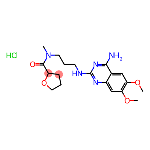 N-[3-[(4-amino-6,7-dimethoxyquinazolin-2-yl)amino]propyl]-N-methyloxolane-2-carboxamide:hydrochloride