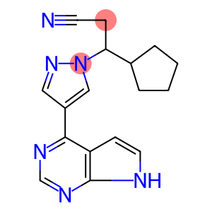 β-Cyclopentyl-4-(7H-pyrrolo[2,3-d]pyriMidin-4-yl)-1H-pyrazole-1-propanenitrile