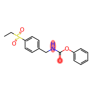 Carbamic acid, N-[[4-(ethylsulfonyl)phenyl]methyl]-, phenyl ester