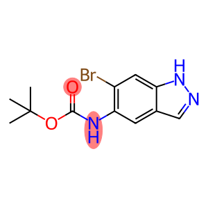 Carbamic acid, N-(6-bromo-1H-indazol-5-yl)-, 1,1-dimethylethyl ester