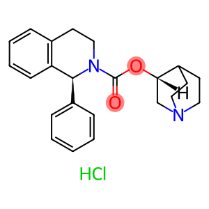 (1S)-3,4-Dihydro-1-phenyl-2(1H)-isoquinolinecarboxylic Acid (3R)-1-Azabicyclo-[2.2.2]oct-3-yl Ester Hydrochlorid