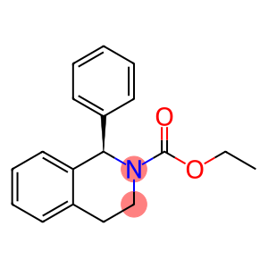 2(1H)-Isoquinolinecarboxylic acid, 3,4-dihydro-1-phenyl-, ethyl ester, (1R)-